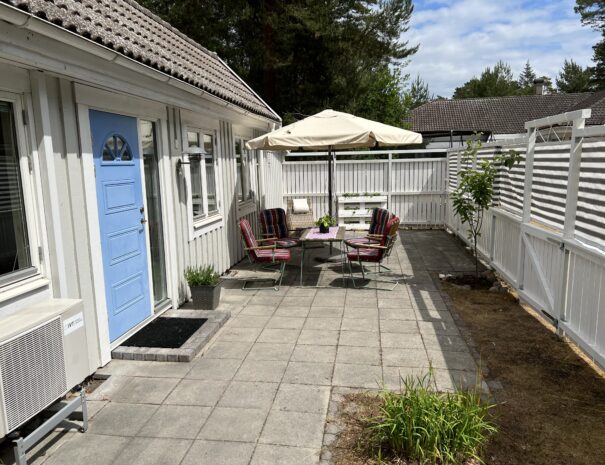 Ljunghusen Guesthouse Patio.