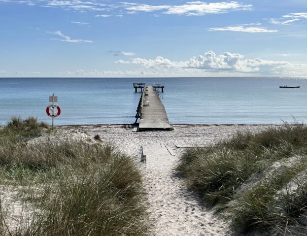 Ljunghusen Guesthouse - Bathing dock.